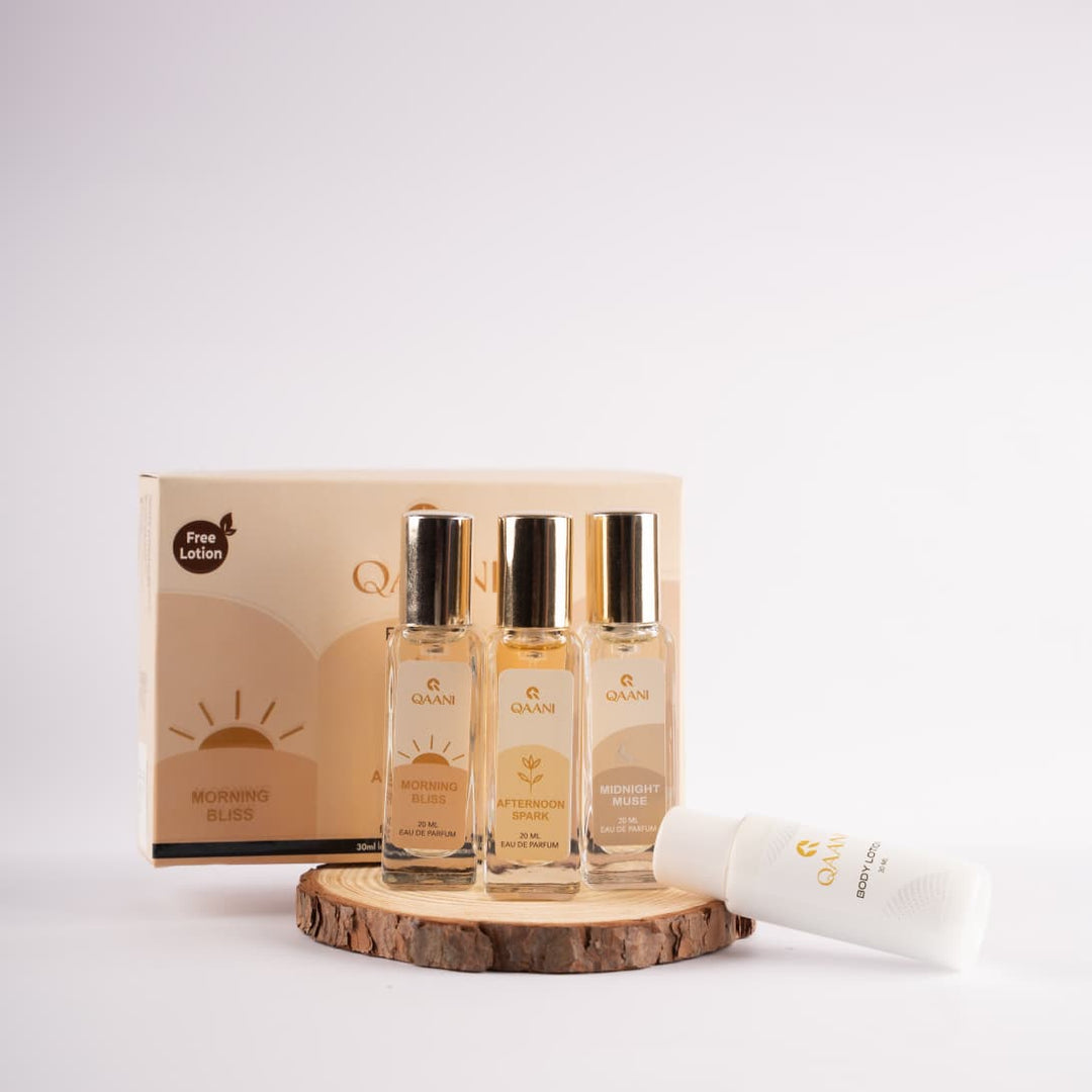3 perfume gift set with free lotion (For Her)