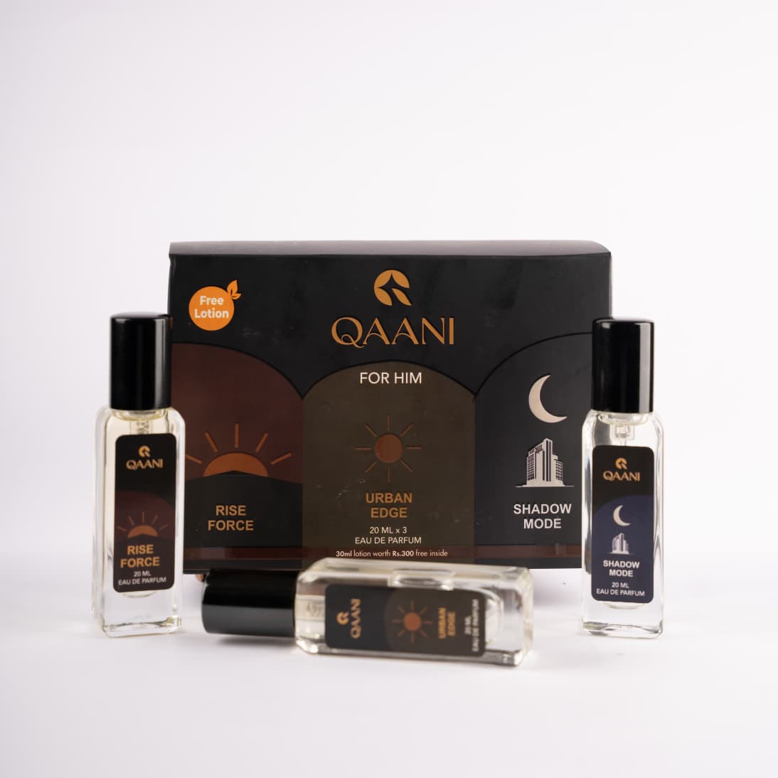 3 perfume gift set with free lotion (For Him)