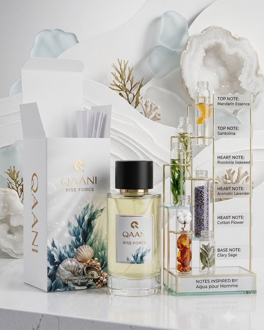 Rise Force Premium Eau de Parfum Unisex | Long Lasting Perfume for Men & Women | Fresh, Clean & Luxury Fragrance | Ideal Gift & Party Perfume (EDP) - 100ml